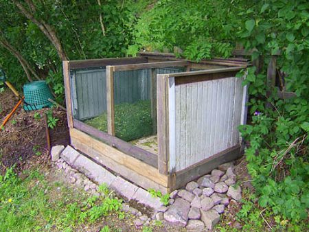 DIY compost pit opties