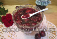 Cherry plum jam