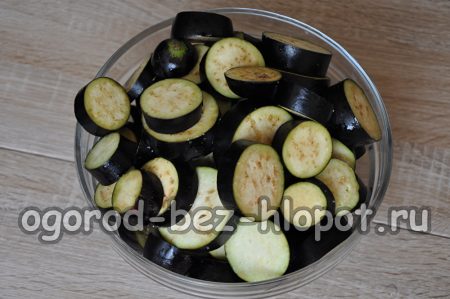 gehakte aubergine