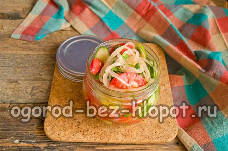 zet de salade in banken