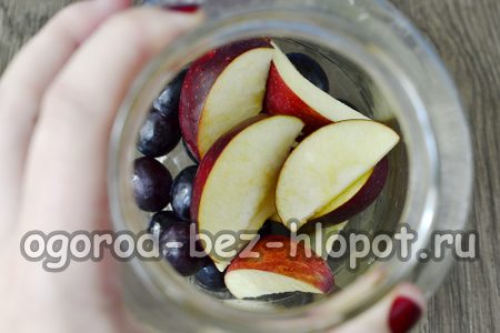 doe fruit in een pot