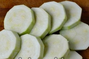 courgette hakken