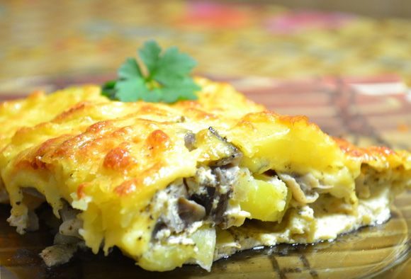 Egg kabute casserole