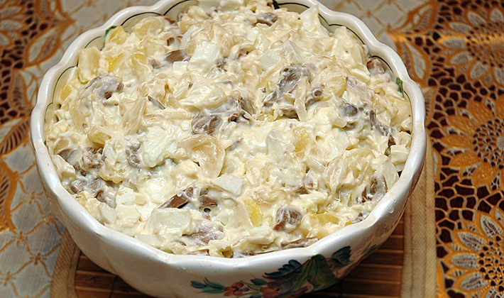 Mushroom salad