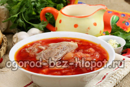 Ukrainian borsch