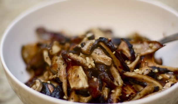 Fried shiitake