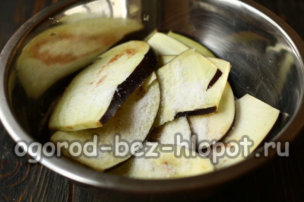 aubergine zout