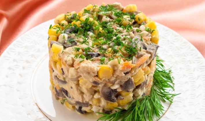 Champignonsalade