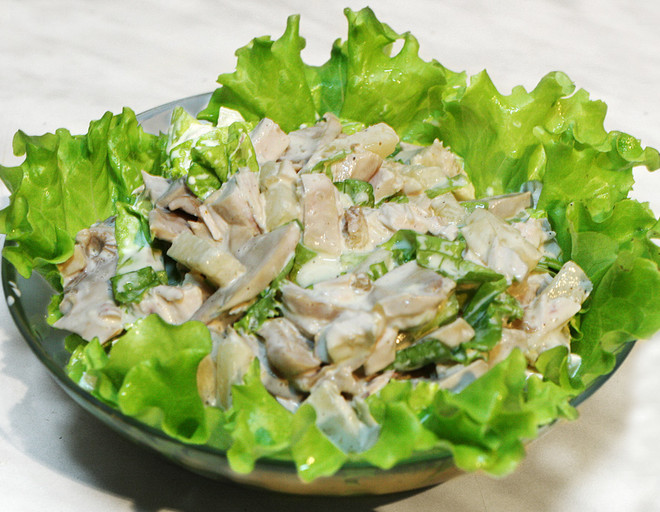 Salade Met Honing Champignons