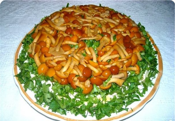 Champignonsalade