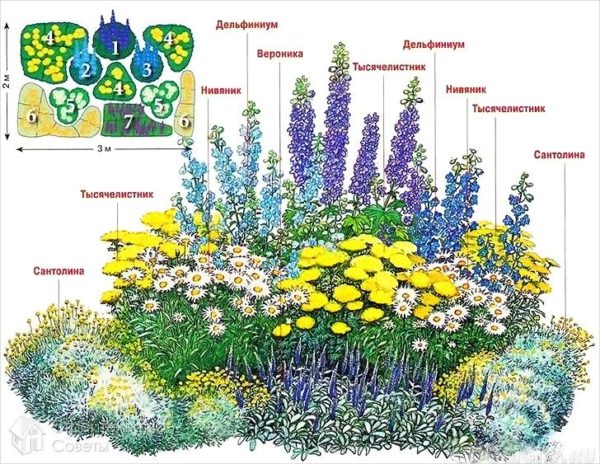 bloementuin tot laat in de herfst