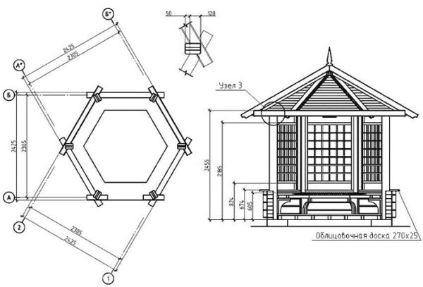 tuinhuisje in Chinese stijl