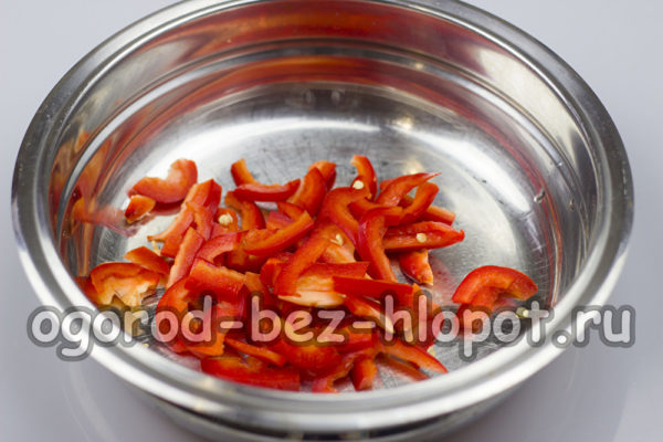 gehakte paprika