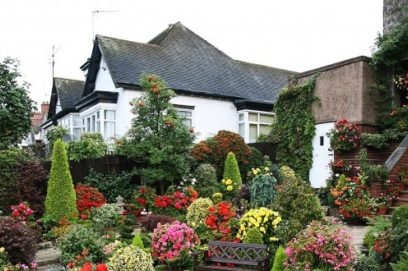 arrangement van een zomerhuisje