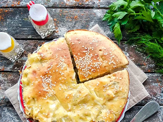 torta di cavoli minuto