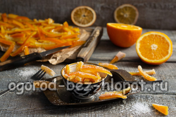 candied orange peels sa bahay