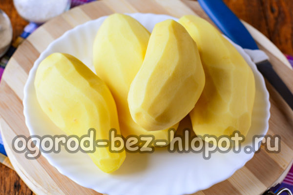 aardappels schillen