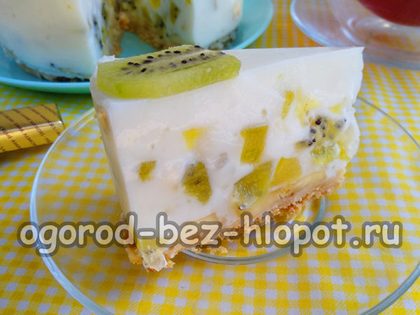 yoghurtcake zonder baksel