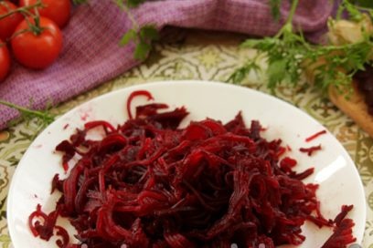 gadgad na pinakuluang beets