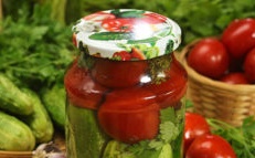 Assorted cucumbers and tomatoes