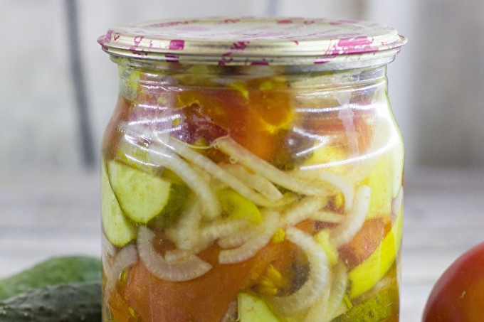 Salade De Tomates Et De Concombre