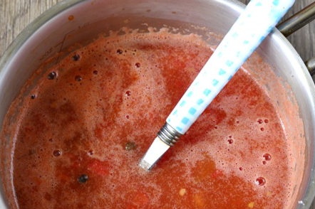 jus de tomates prêt