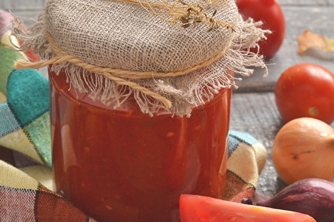 la salsa di pomodoro è pronta