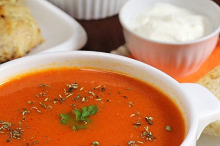 classic tomato soup fresh tomato puree