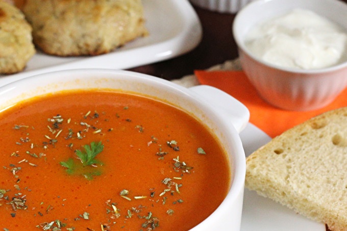 tomato soup puree