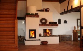 stove in a modern interior